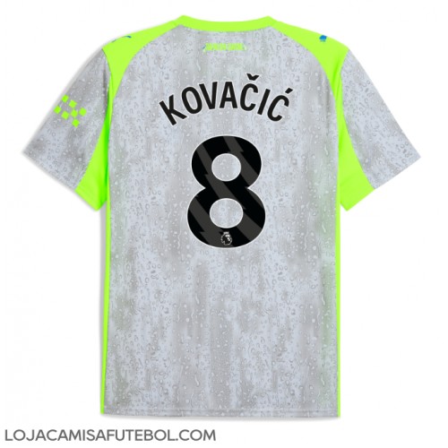 Camisa de Futebol Manchester City Mateo Kovacic #8 Equipamento Alternativo 2025-26 Manga Curta